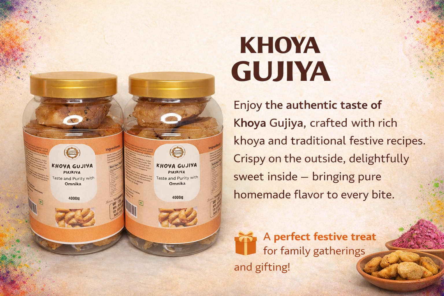 Khoya Gujiya | Pure Organic and Traditio...